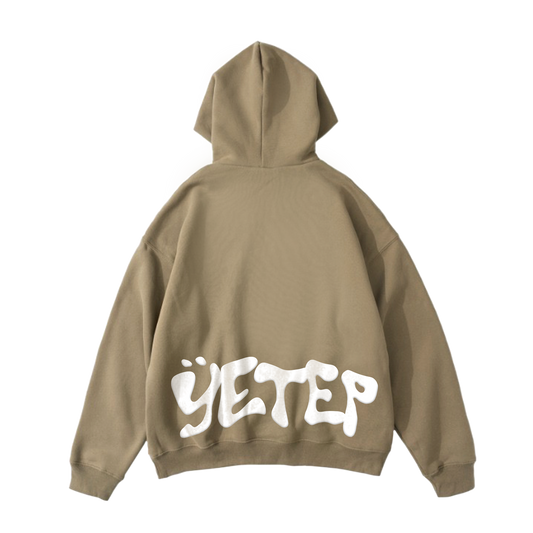 YETEP MELTING HOODIE IN KHAKI