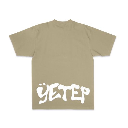 YETEP MELTING TEE IN TAN